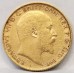 AUSTRALIA 1907 . HALF 1/2 SOVEREIGN . MELBOURNE . GOLD